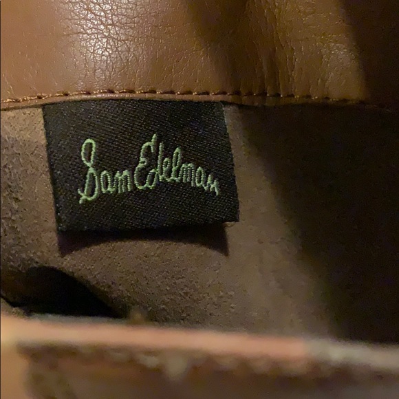 Sam Edelman Penny Riding Boot Whiskey Leather 8 - Picture 7 of 8